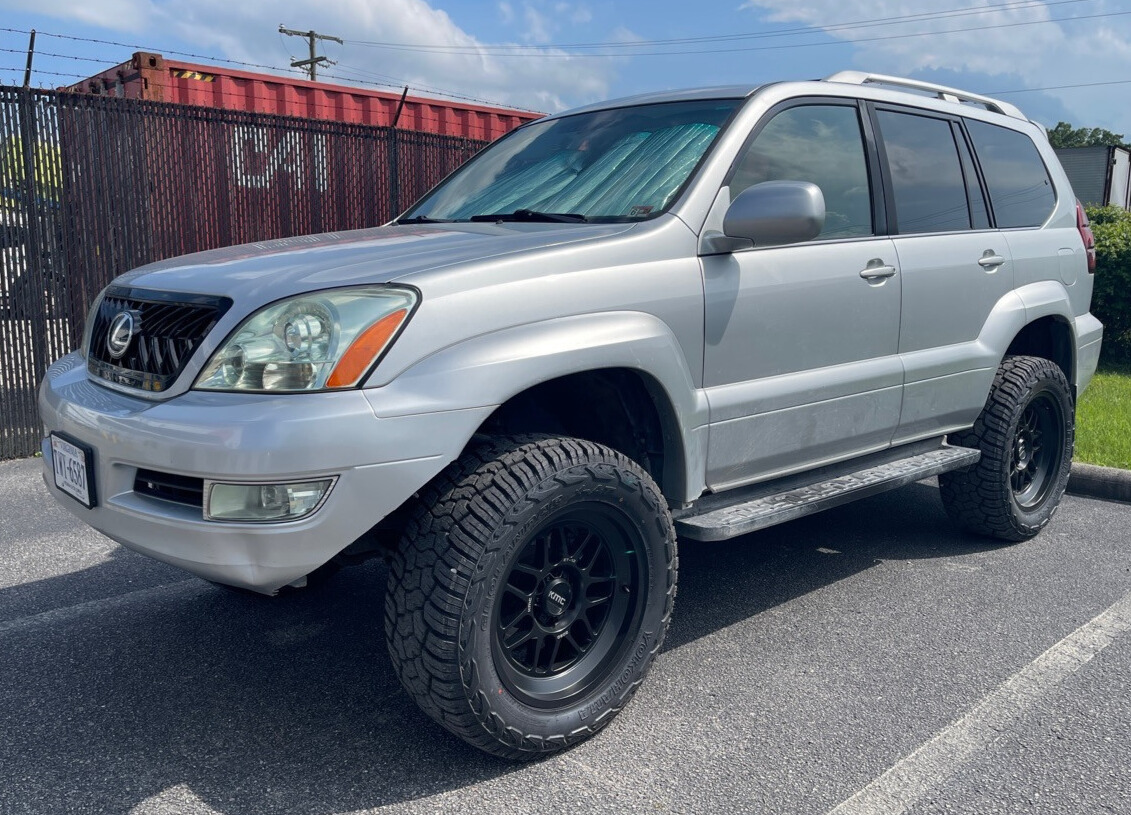 2007 Lexus GX470 with Yokohama Geolandar X-AT tires and Icon Suspension Lift