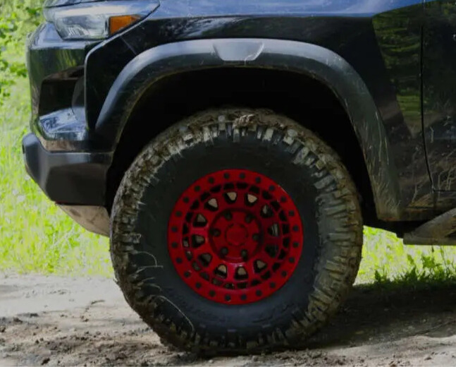 2024 Chevy Colorado ZR2 with Black Rhino Primm wheels and Nitto Trail Grappler tires