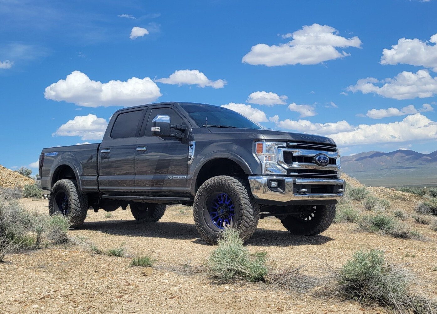 2020 Ford F-250 with American Offroad A105 wheels and Maxxis Razr MT tires