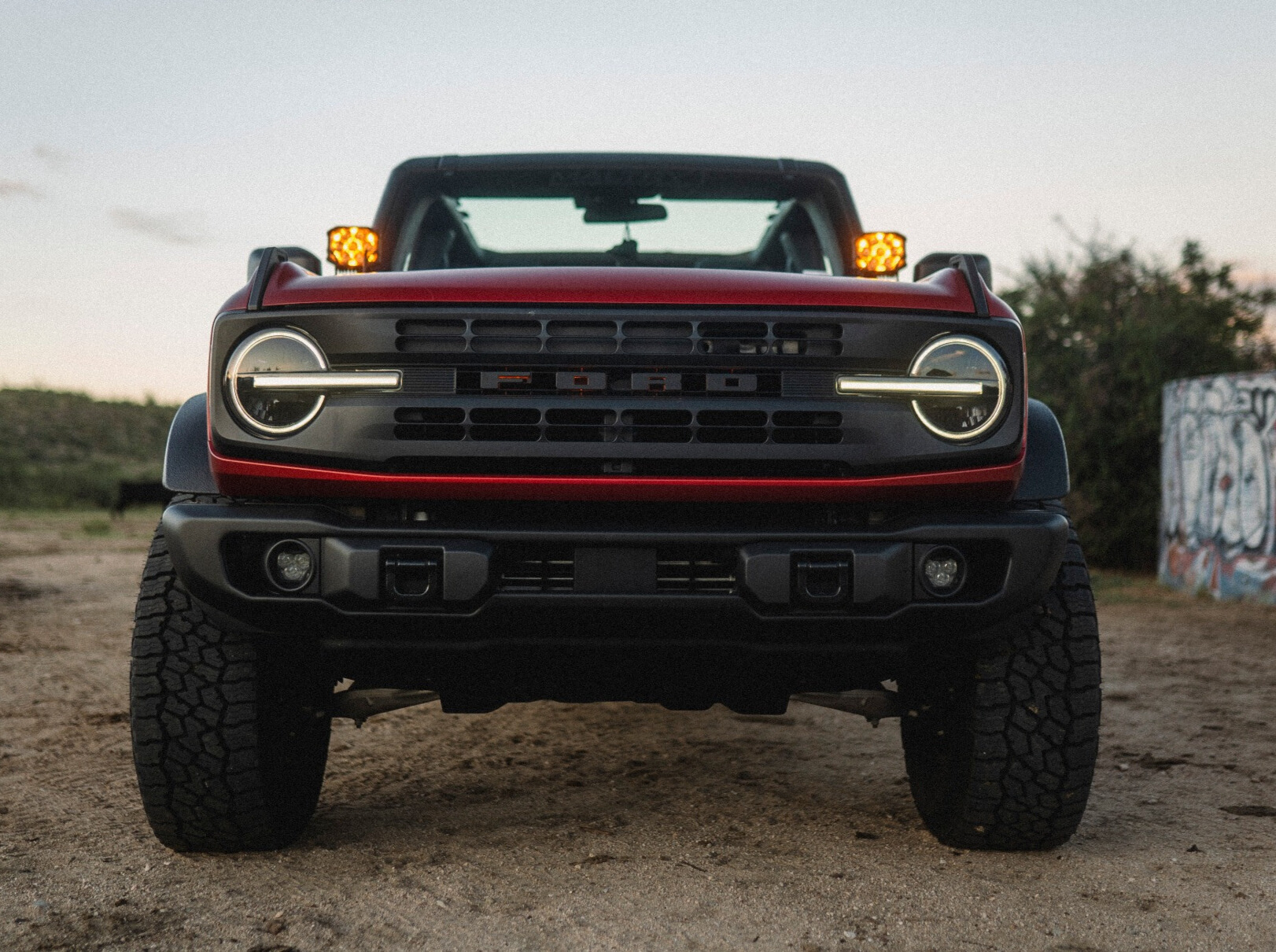 2023 Ford Bronco Badlands with Black Rhino Chamber wheels and Falken Wildpeak AT3W tires