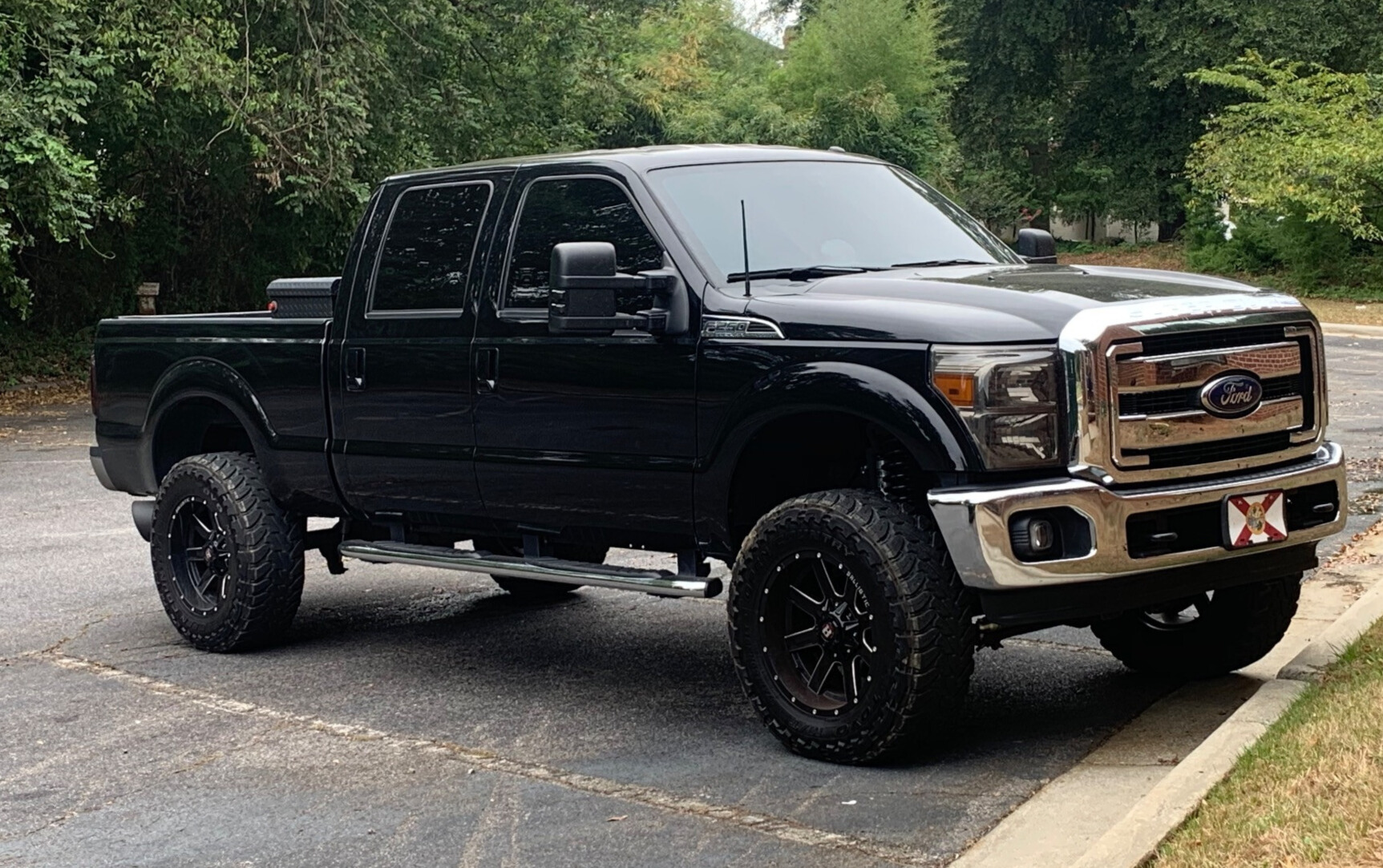 2016 Ford F-250 with Ballistic Rage wheels and Toyo Open Country M/T tires