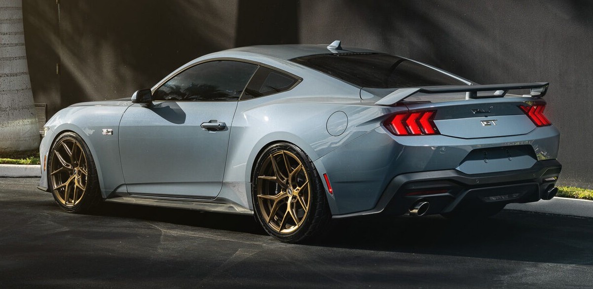 ford mustang on lowering springs