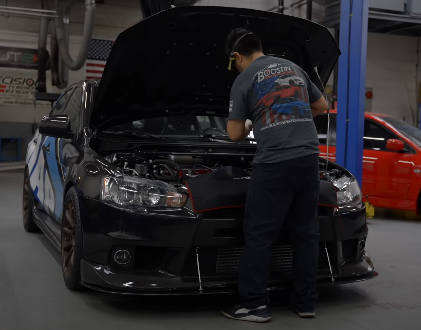 working on tuning the evo x
