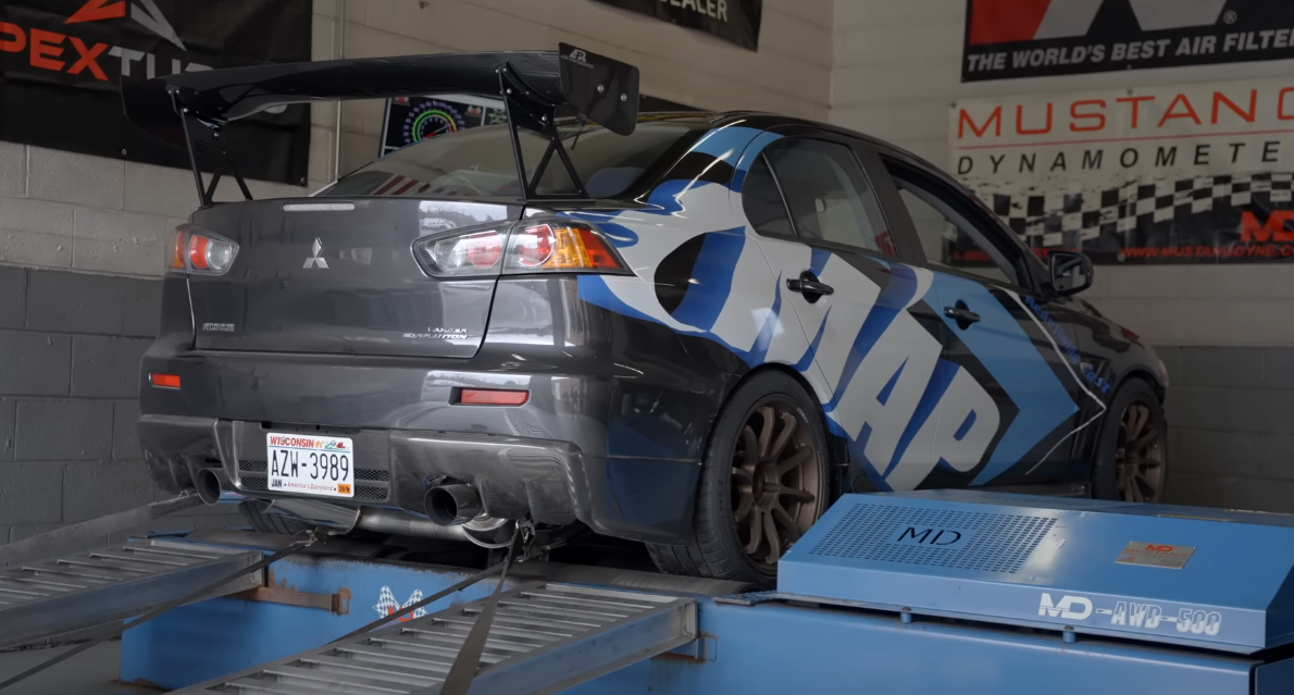 mitsubishi evo x getting tuned