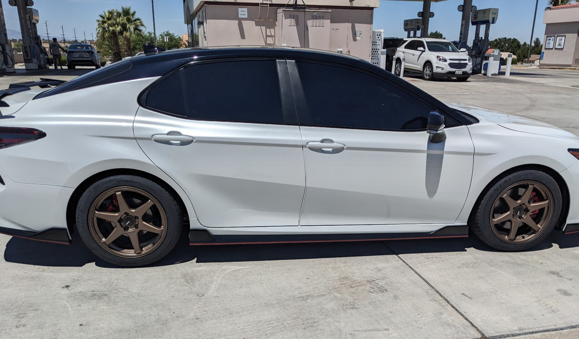 2023 Toyota Camry TRD with Enkei T6R wheels and Continental ExtremeContact DWS06 tires