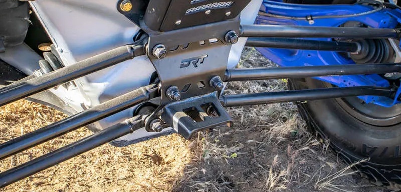 isolated view of radius rod plate function powersports