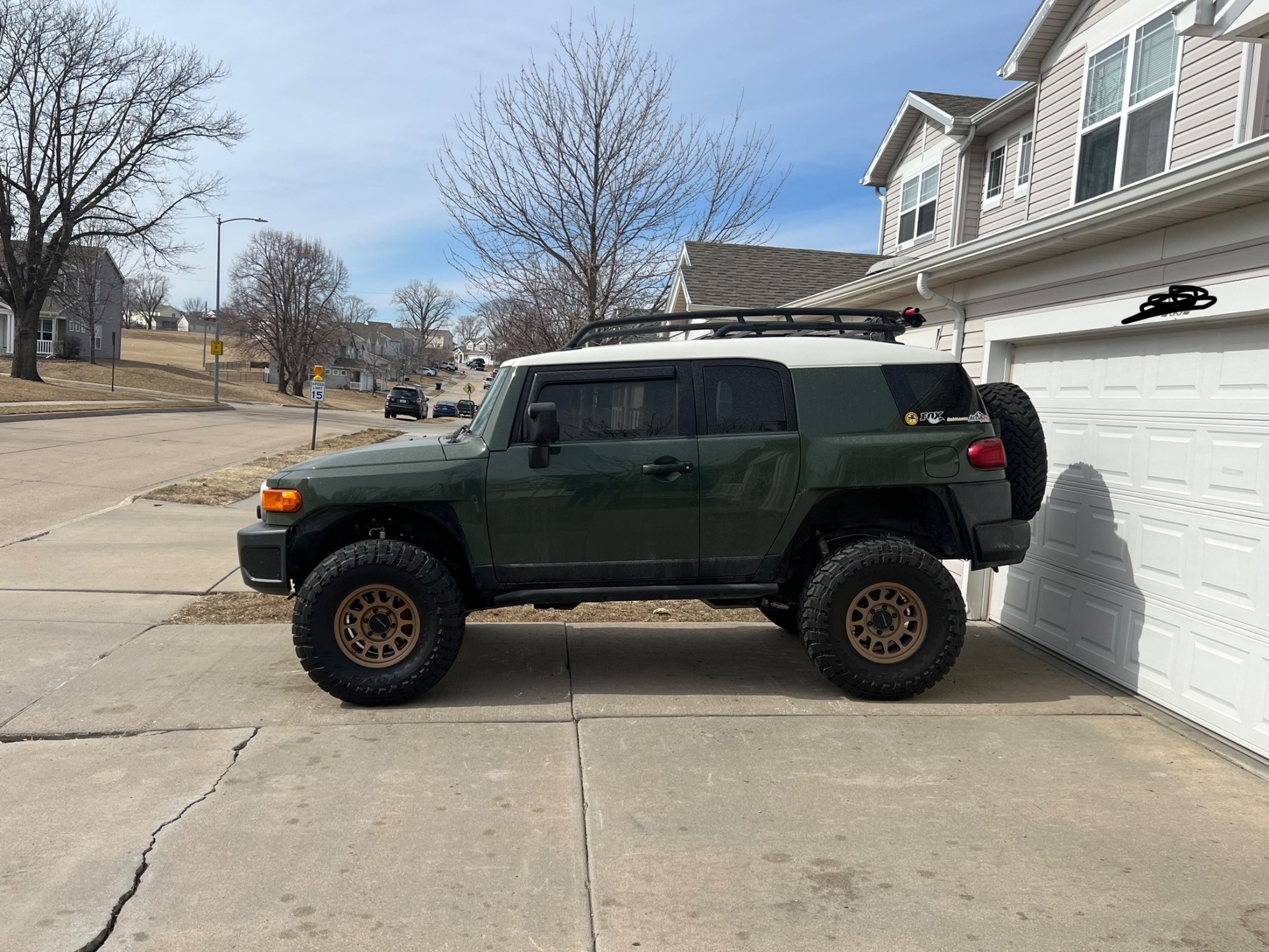 green 2012 toyota fj cruiser
