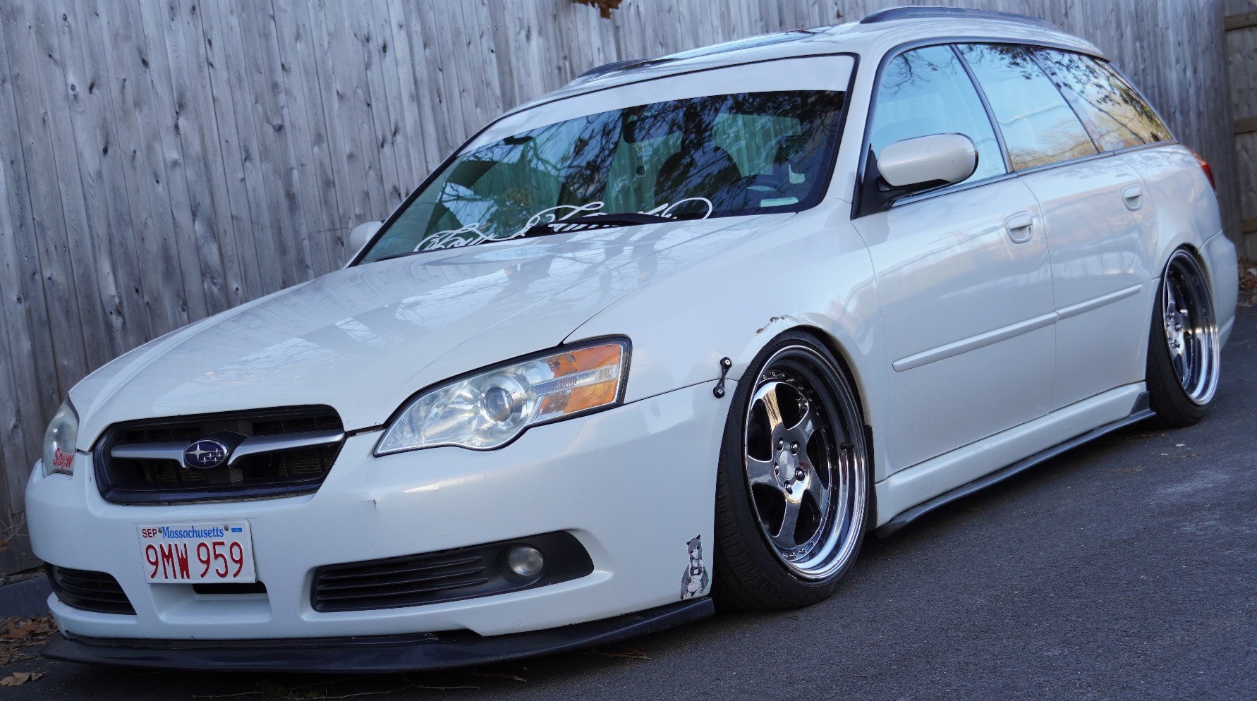 What Wheels and Tires Best Fit A 2003-09 Subaru Legacy? | Fitment Industries, image size:1782x994