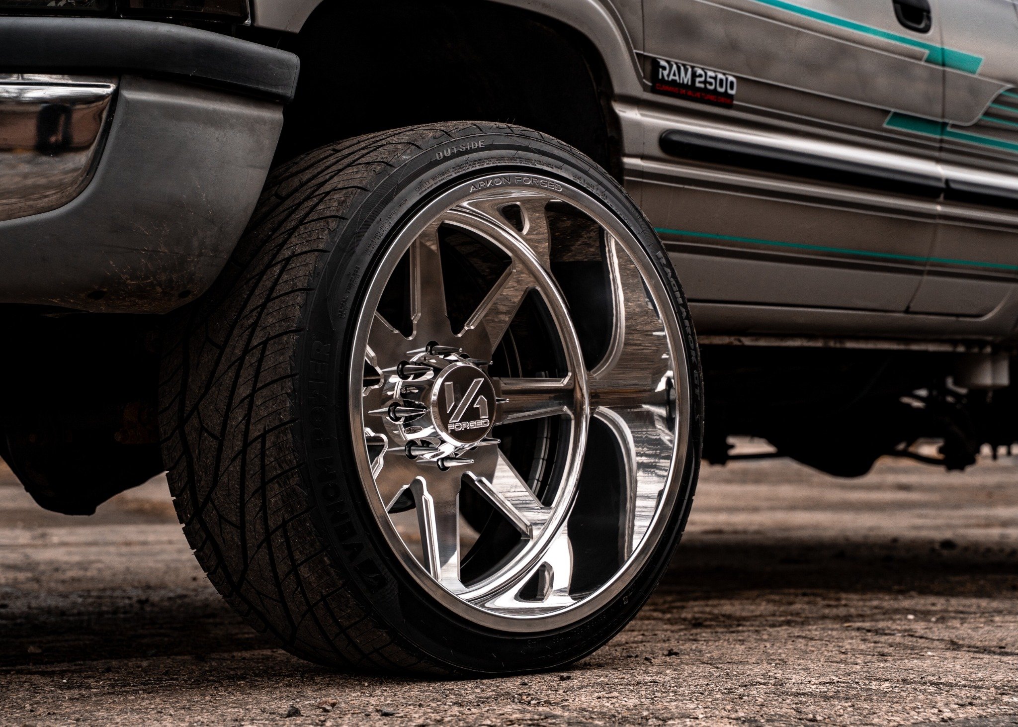 2001 Ram 2500 with ARKON FORGED Anvil wheels and Venom Power Ragnarok GTS tires