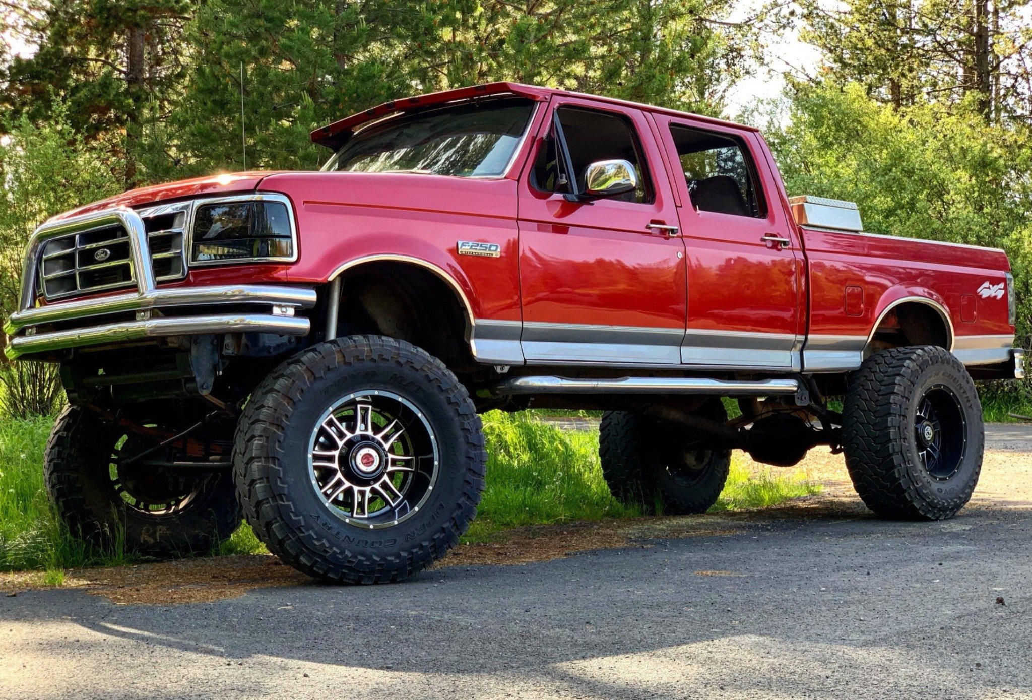 1996 Ford F-250 with Anthem Off-Road Instigator wheels and Toyo Open Country MT tires