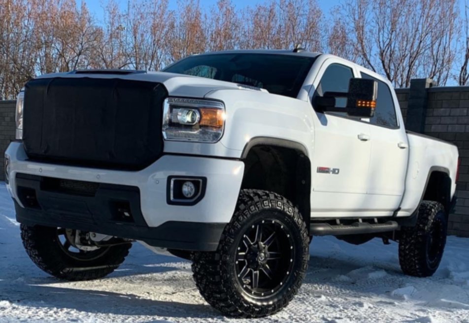 2018 GMC Sierra 2500 with Fuel Maverick wheels and BDS Suspension Lift