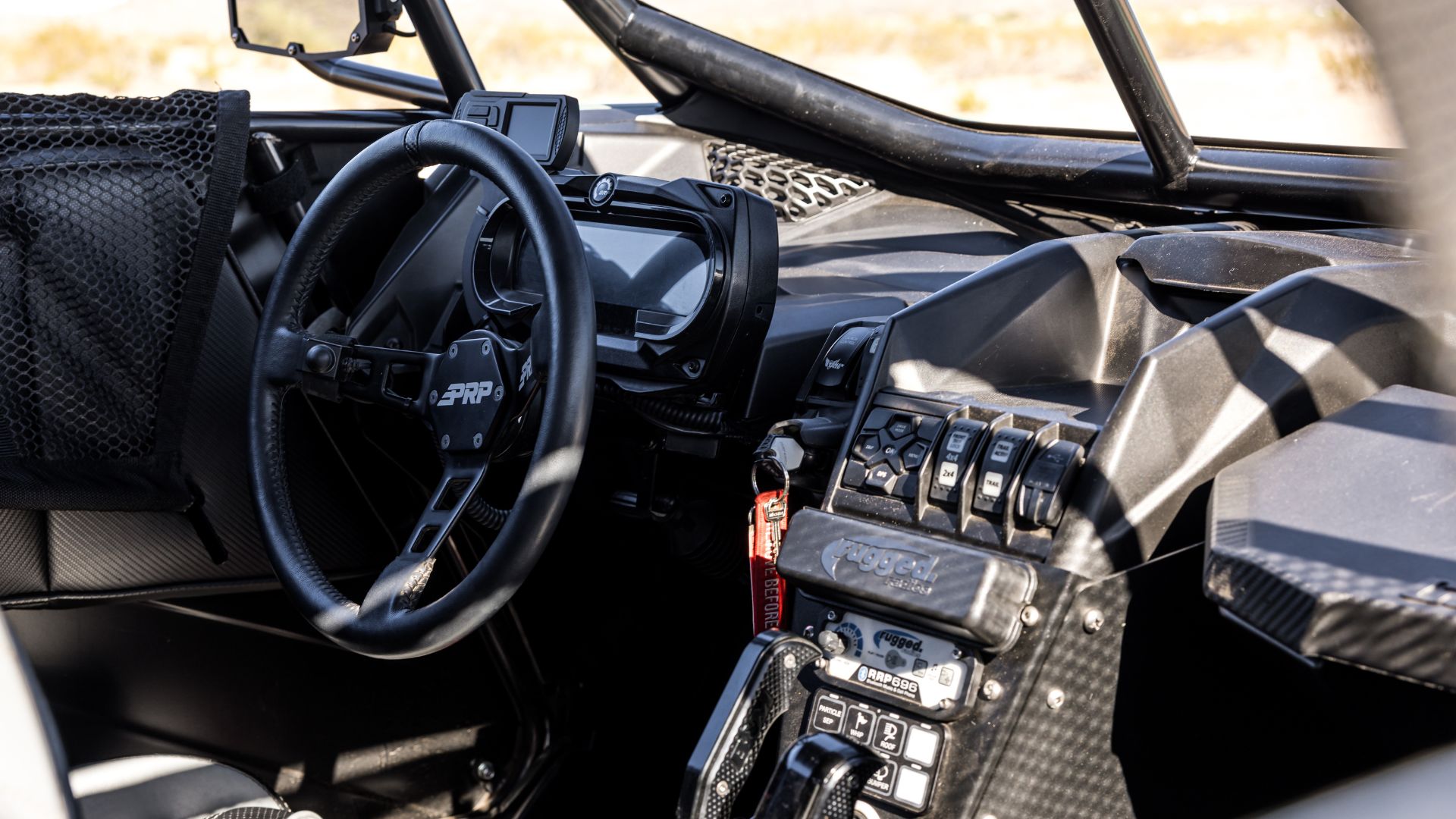 rugged radios audio system inside machine