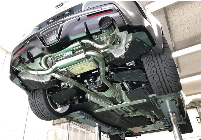 HKS Dual Muffler Axle-Back