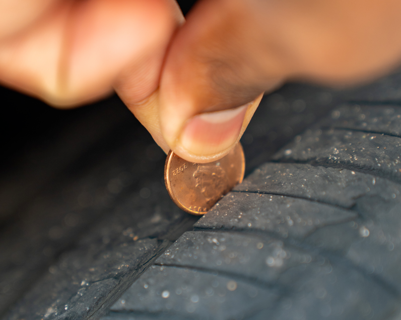Checking-Tire-Depth-Coin-Method