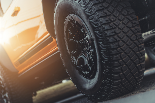 Vehicle With 10-Ply Tires