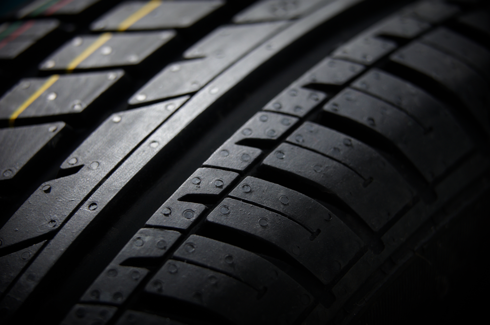 Close up of Tire