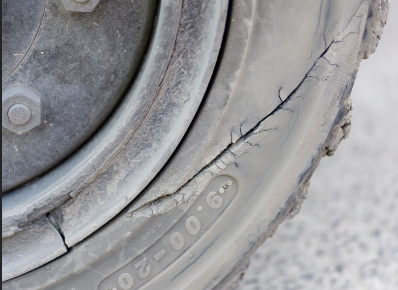 Damaged Tire