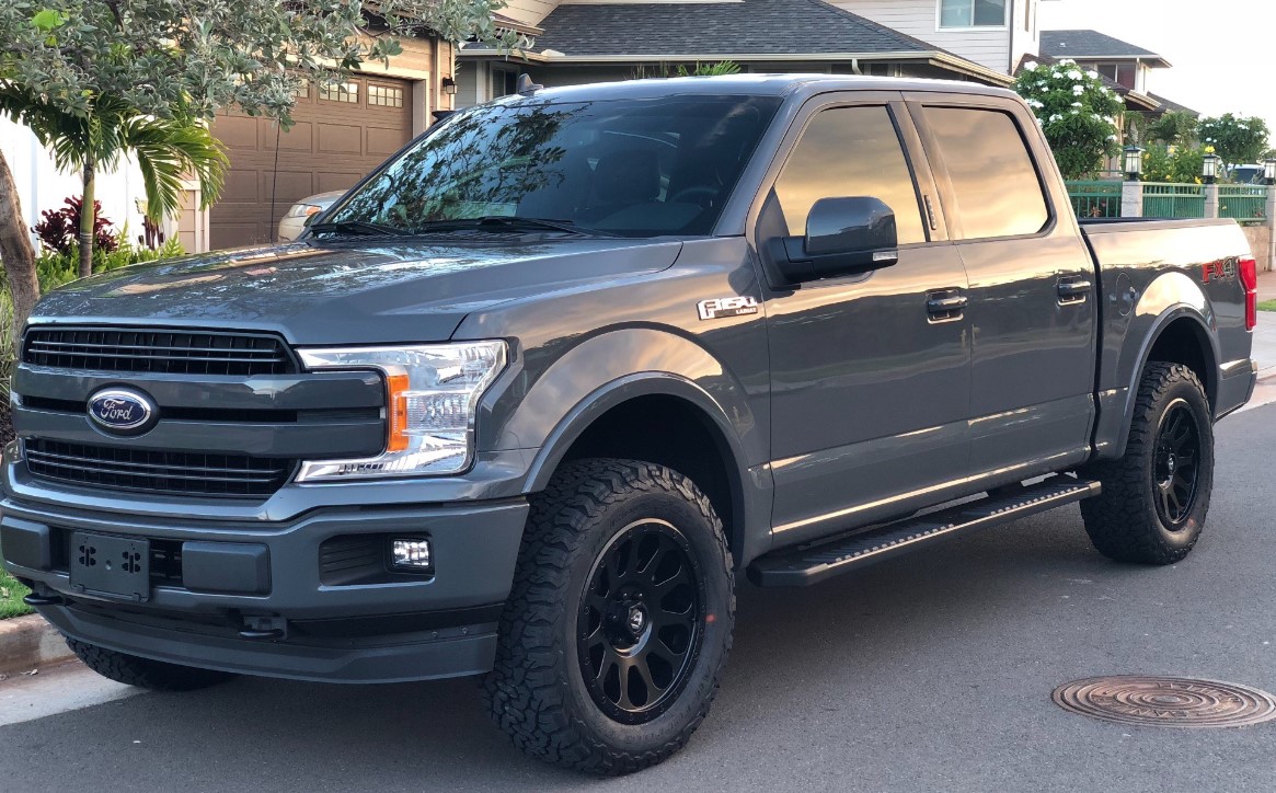 All-Terrain TA KO2 tires on a Ford F-150