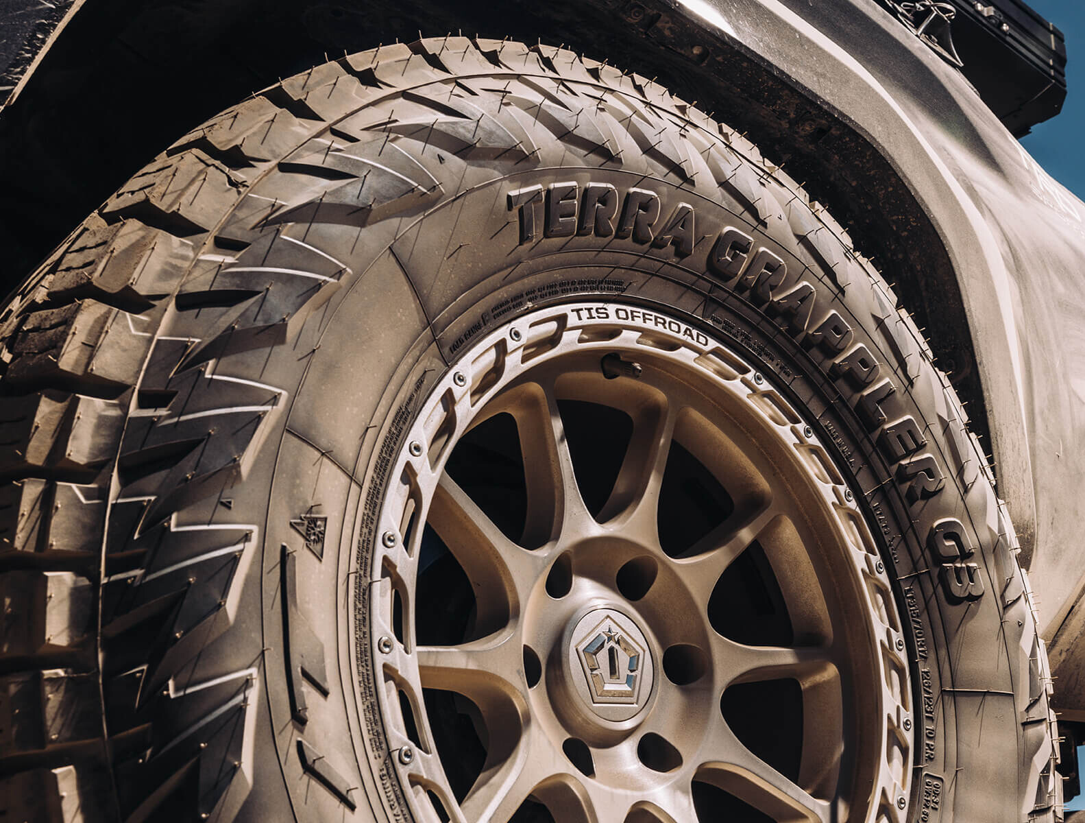 isolated view of nitto terra grappler g3