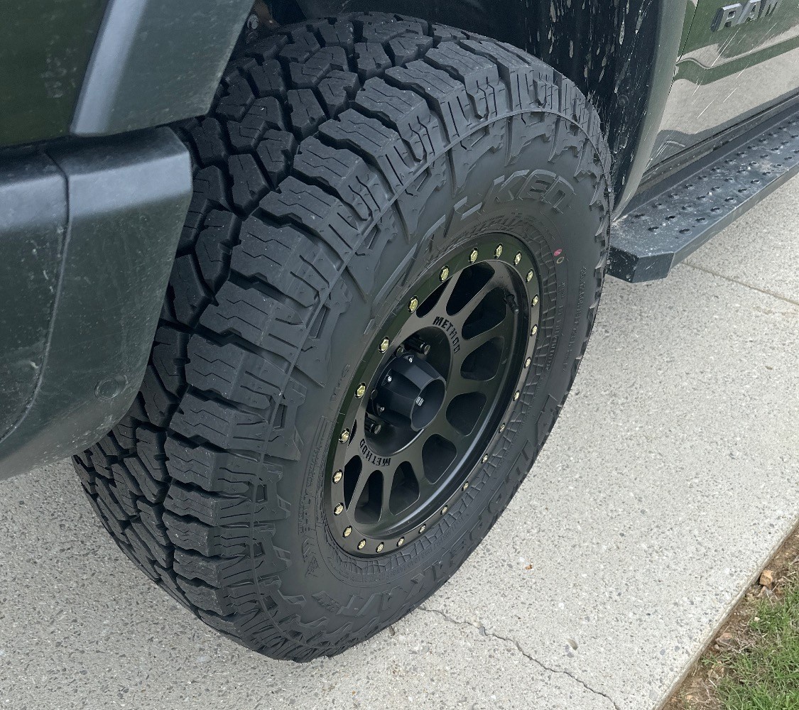 Falken Wildpeak A/T4W LT255/80R17 E/10 Ply All-Terrain Tire - 33" Diameter, Black Sidewall