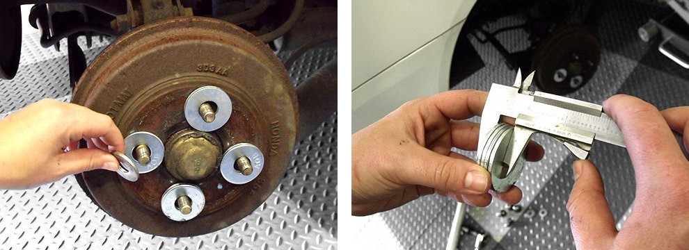 Measuring Spacer or Adapter Width